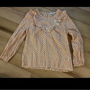 Madewell floral print blouse